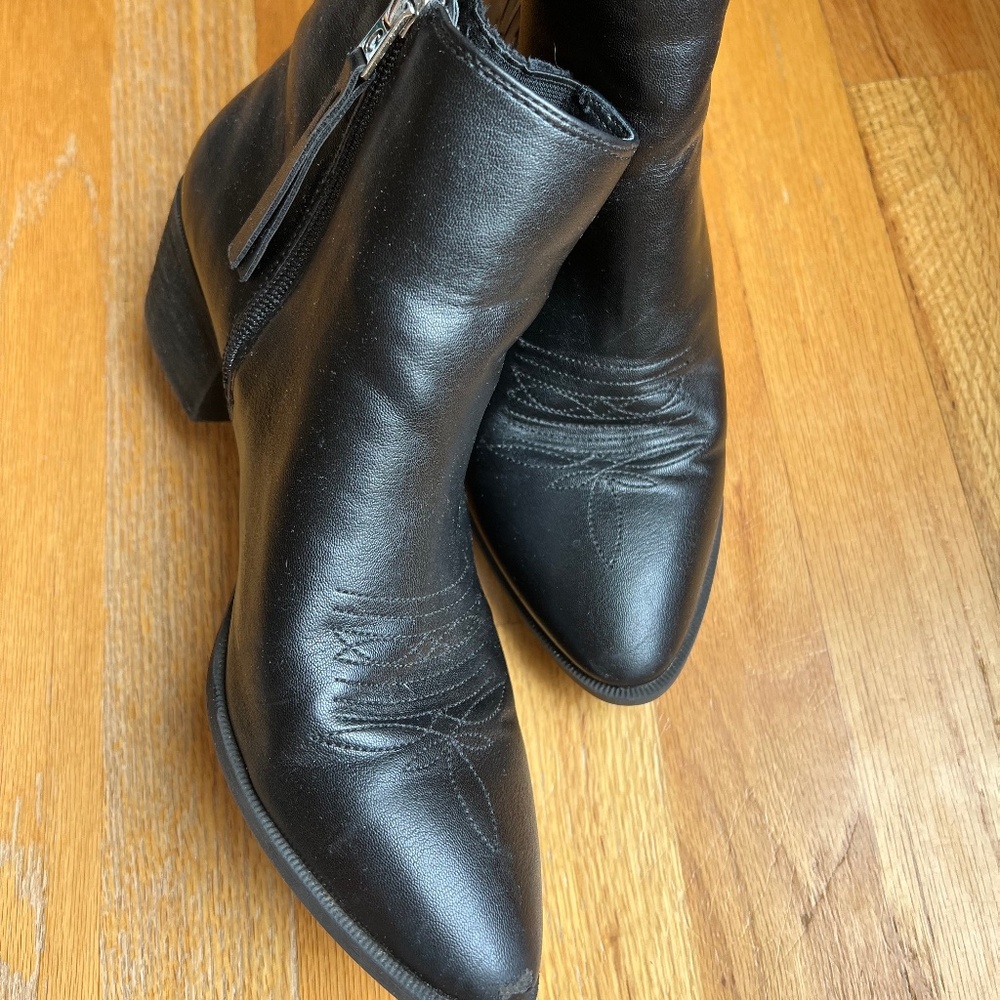 CIRCUS by SAM EDELMAN, Hartford Western Bootie, Black